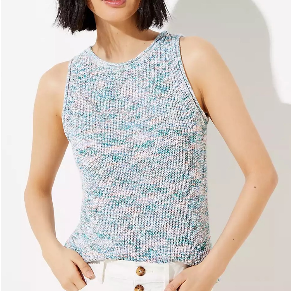 Loft Spacedye Knit Shell